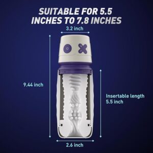 Sucking Male Masturbator With SUITABLE FOR 5.5INCHES TO 7.8 INCHES