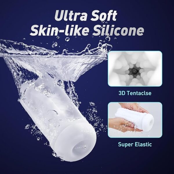 Sucking Male Masturbator With Ultra Soft Skin-like Silicone