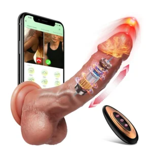 Thrusting Dildo Vibrator Sex Toys