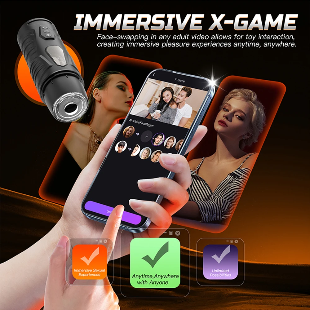 APP Telescopic Rotating Male Masturbator 03