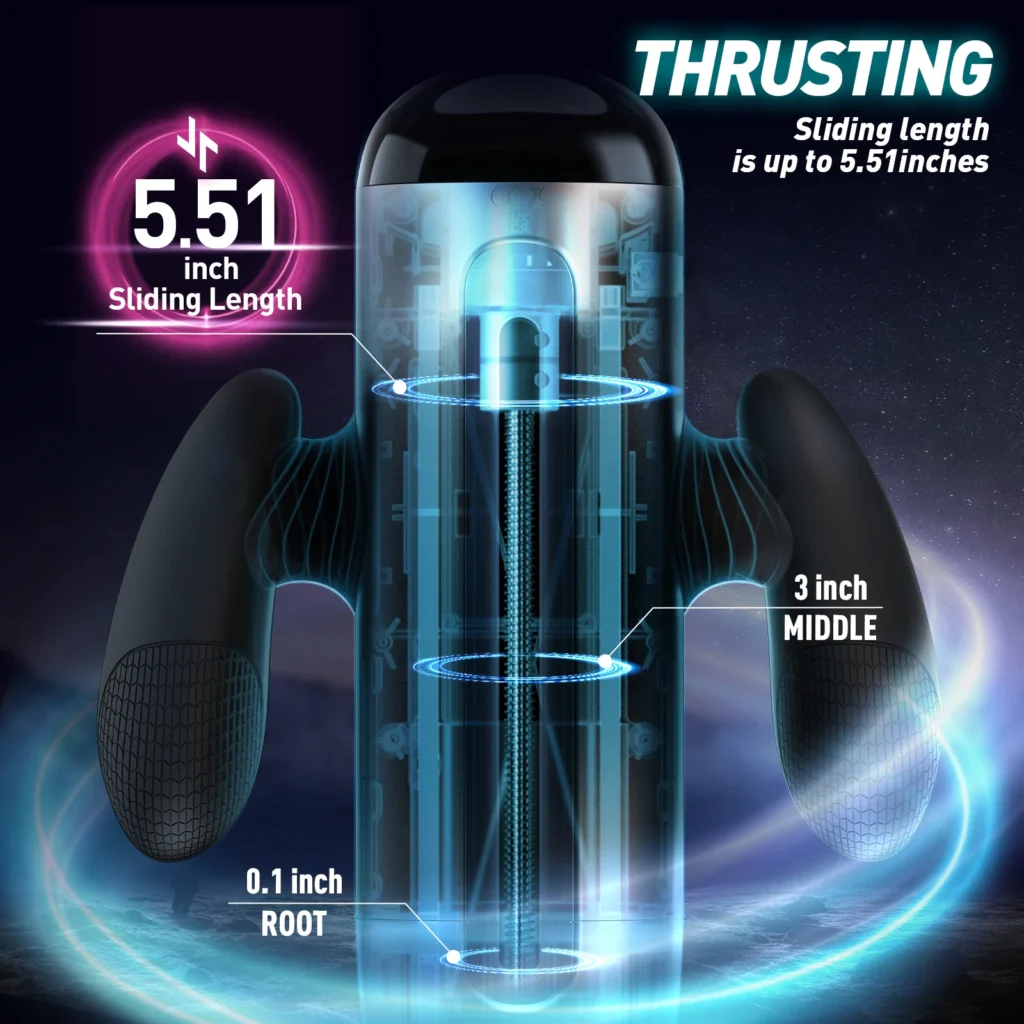 Superb Player Automatic Telescopic Men Masturbation Cup 15