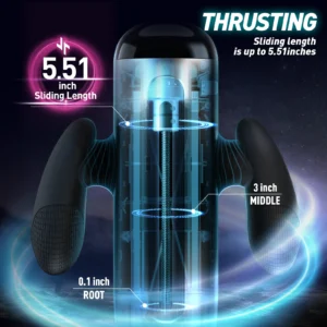 Superb Player Automatic Telescopic Men Masturbation Cup 15