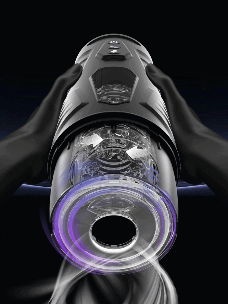 APP Telescopic Rotating Male Masturbator 07