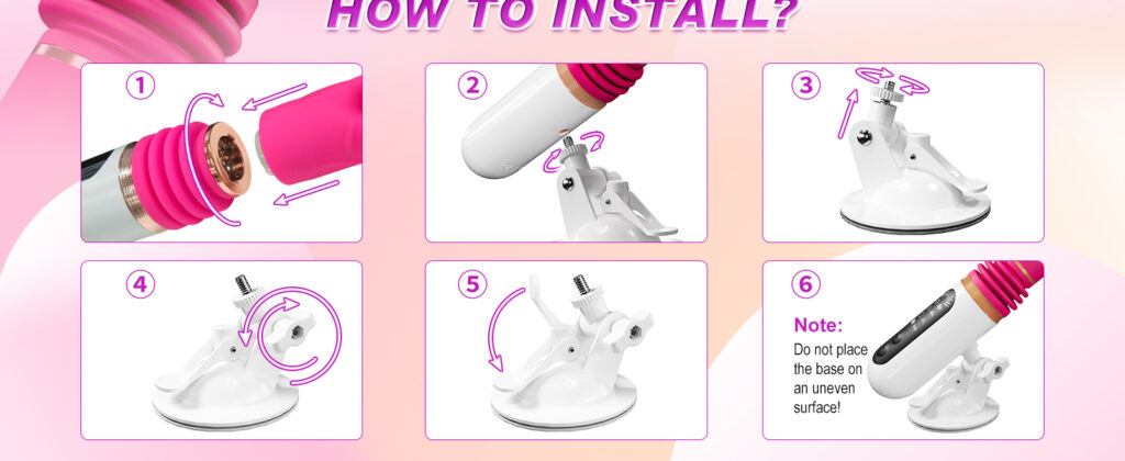 Dildo Sex Machine Gun - HOW TO INSTALL