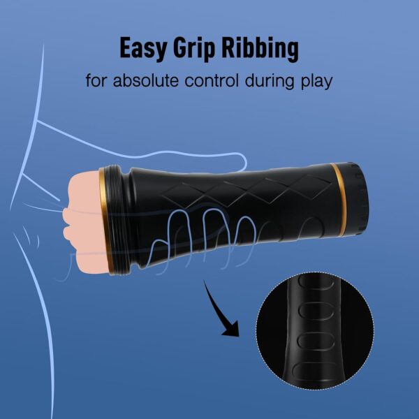 Male Automatic Masturbato - Easy Grip Ribbing