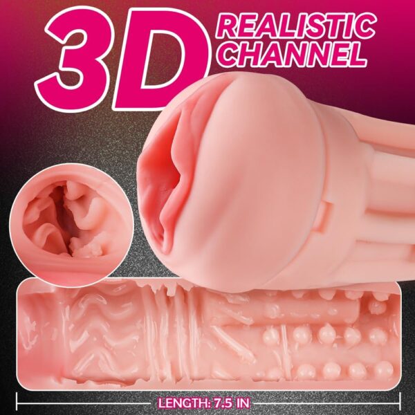 Male Masturbator Cup - 3D REALIStic CHANNEL 01