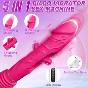 Dildo Sex Machine Gun - 5 in 1 DILDO WIBRATOR SEX MACHINE