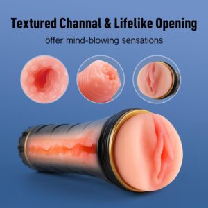 Male Automatic Masturbato - Textured Channal & Lifelike Opening