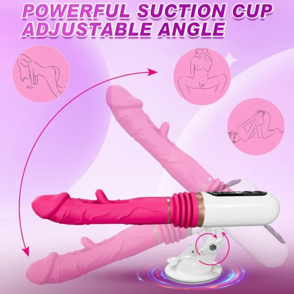 Dildo Sex Machine Gun - POWERFUL SUCTION CUP ADJUSTABLE ANGLE