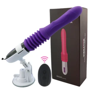 Telescopic Dildo Vibrator Sex Machine