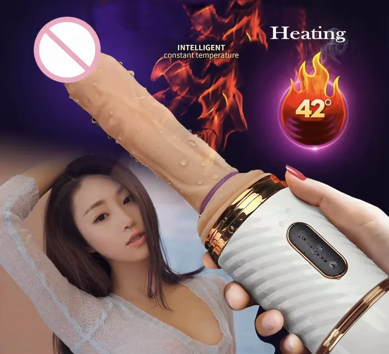 Automatic Dildo Sex Machine - Heat Temperature:38-42°