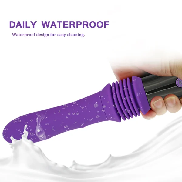 Telescopic Dildo Vibrator Automatic Up Down Massager G Spot - Image 7