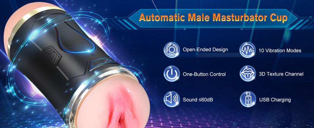 Realistic Vaginal Male Masturbator - Automatic Male Masturbator Cup